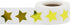 Metallic Gold Star Stickers, 3/4 Inch, 500 Labels per Roll - Perfect for Crafts, Rewards, and Decorations