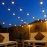 RYKUG 50FT 27 G40 Bulbs (2 LED Outdoor String Lights with Spare) Connectable Yard Hanging Lights for Party Tents Patio