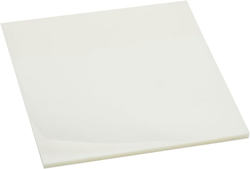 Paper Junkie 12 Pack 50 Sheet 3x3 Transparent Sticky Notes, Self-Stick Pads, Total 600 Sheets for Office Use