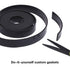 TORRAMI Solid Neoprene Rubber Strips Roll, 1/16 inch Thick X 1 inch Wide X 20 Feet for DIY Weather Stripping