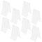 SHINEOFI 8pcs Acrylic Shoe Display Stands Small A-shape Sneaker Shelf Organizer for Retail