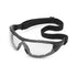 Gateway Safety 21GBX9 Swap Wraparound Hybrid Eye Safety Glasses/Goggles, FX3 Premium Anti-Fog Lens, Black Frame with Foam Edge, Regular, Clear
