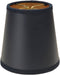 Royal Designs, Inc. CS-115BLK/GL Empire Black Parchment Chandelier Shade with Gold Lining,