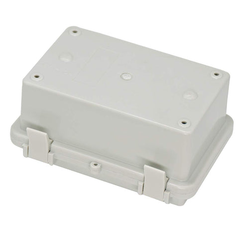 Zulkit IP65 Waterproof ABS Plastic Electrical Box - Hinged Shell with 2 Cable Glands, 5.9 x 3.9 x 2.8 inch.