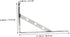 jojofuny Solid Thick Stainless Steel Type Shelf Holder Heavy Duty Wall Mounted Bracket Support for DIY Floating Shelves