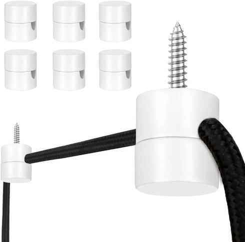 Zevnico 6 Pack Metal Swag Hooks for Ceiling Hanging Lights, Pendant Light Hook
