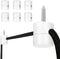 Zevnico 6 Pack Metal Swag Hooks for Ceiling Hanging Lights, Pendant Light Hook