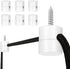 Zevnico 6 Pack Metal Swag Hooks for Ceiling Hanging Lights, Pendant Light Hook