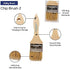 Pro Grade Chip Paint Brushes, 12 Ea 2 Inch Light Brown Chip Paint Brush