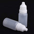 12 PCS 30ml 1oz Empty Refillable LDPE Plastic Squeezable Eye Dropper Bottles with Screw Caps and Plugs