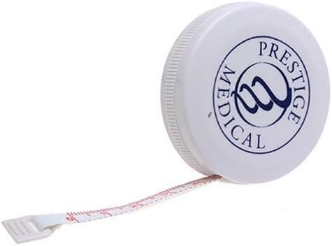 Prestige Medical Retractable Tape Measure, White (Model: 45-WHT)