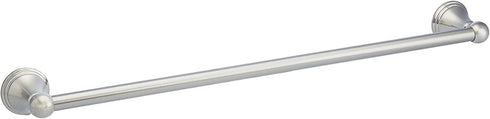 5 Set, AB-BR817-SN Amazon Basics Piece Bathroom Hardware Satin Nickel, Towel Bar, Toilet Paper Holder, Towel Ring, Robe