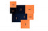 Rhodia Head Stapled Pad No14 A6+ Lined - 4 3/8" x 6 3/8" - Orange (14600C)