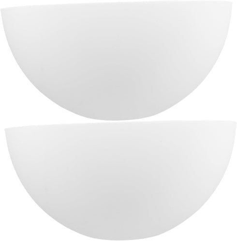 25mm Half-Round Plastic Mushroom Lampshade 2PCS Decorative Dome Replacement for Table Floor