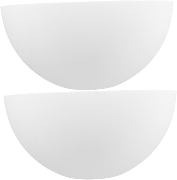 25mm Half-Round Plastic Mushroom Lampshade 2PCS Decorative Dome Replacement for Table Floor