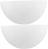25mm Half-Round Plastic Mushroom Lampshade 2PCS Decorative Dome Replacement for Table Floor