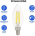 5357000 5.5 (100 B11 Dimmable Bulb, Westinghouse Lighting Watt Watt Equivalent) Clear Filament LED Light Candelabra