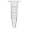 stonylab Micro Centrifuge Tubes, 0.5ml Graduated Clear Plastic Vials with Flat-Top Snap Cap, Pack of 500