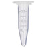 stonylab Micro Centrifuge Tubes, 0.5ml Graduated Clear Plastic Vials with Flat-Top Snap Cap, Pack of 500