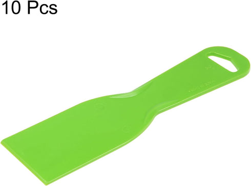 10pcs Putty Scraper, 2" Width, 3mm Thin Flexible Plastic Putty Knives for Taping, Drywall, Painting