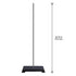 Lab Support Stand, Cast Iron Support Ring Stand with 8 x 5 inch Base and 22.44 inch Rod for Labware Support
