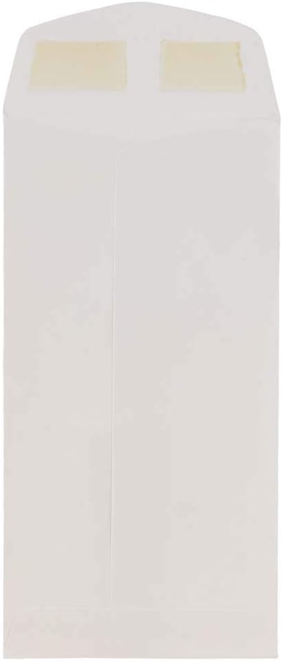 JAM PAPER Monarch Policy 8 Glove Envelopes - 3 7/8 x 7 1/2 - White - 50/Pack by JAM Paper