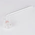 Stonylab Glass 105 Degree Angle Distillation Adapter, Borosilicate Glass with 19/22 Outer Joint
