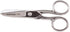 Klein Tools 100CS Electrician Scissors - Serrated with Wire Stripping Notches, Made in USA