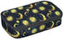 Moon Sun and Stars Pencil Case Bag, Gold Celestial Bodies Boho Style Pen Holder for Kids, Students, Desk Organizer