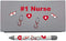 Greeting Pen #1 Nurse Desk Set with Sticky Notes and Pen (1603)