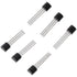 DS18B20 10pcs Black Durable 18B20 TO-92 3 Pins Wire Integrated Circuit Temperature IC Sensor
