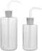 stonylab 2-Pack Chemical Wash Bottle, Plastic Safety Lab Squeeze Wash Bottle, LDPE Narrow Mouth, 250 ml (8 oz) and 500