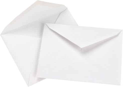 Office Depot Invitation Envelopes, Pack Of 100, White, 4 3/8in. x 5 3/4in., 12033