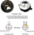 4-Pack G8 LED Bulb, GY8.6/T4 Bi-pin Base, 3W, 30W Halogen Replacement, Under Cabinet Kitchen Lighting, Warm White