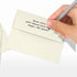 LUXPaper A2 Foil Lined Invitation Envelopes | Peel & Press | Natural w/Gold LUX Lining | 50 Qty