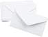 JAM PAPER 2Pay Commercial Mini Envelopes | 2 1/2 x 4 1/4 | White | 100/Pack