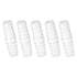 Quickun Plastic Hose Barb Fitting, 3/8" x 3/8" Barbed Splicer Joint Adapter, Pack of 5