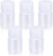1 oz Wide Mouth Lab Reagent Bottle, Sealed Leak-proof Clear PP Chemical Container, Pill, Water Sample Bottle (5 Pcs)