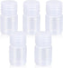 1 oz Wide Mouth Lab Reagent Bottle, Sealed Leak-proof Clear PP Chemical Container, Pill, Water Sample Bottle (5 Pcs)