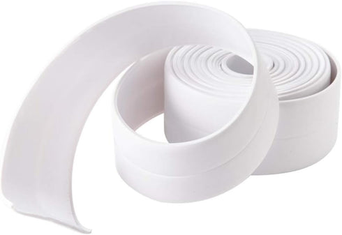 Bathtub Wall Caulk Strip, PE Self Adhesive Waterproof Sealing Tape, 38mm x 3.2m, White