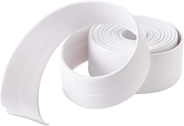 Bathtub Wall Caulk Strip, PE Self Adhesive Waterproof Sealing Tape, 38mm x 3.2m, White
