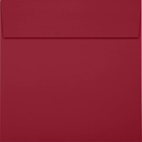 LUXPaper Square Invitation Envelopes | Peel & Press | 6" x 6" | Garnet Red | 80lb. Text | 50 Qty by LUXPaper