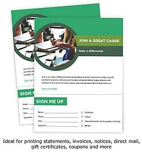 PrintWorks Professional Pre-Perforated Paper for Invoices, Statements, Gift Certificates & More