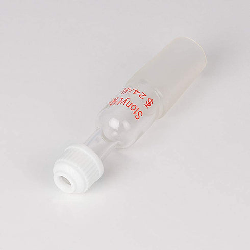 StonyLab Thermometer Inlet Adapter with 24/40 Inner Joint, 80mm Height for Distillation Apparatus