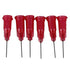 100pcs 25Ga 1/2" Red Blunt Dispensing Needles, Syringe Needle Tips