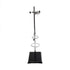 Laboratory Retort Support Stand for Titration Extraction - XMWangzi with Burette Clamp and 2 Flask Ring Clamps