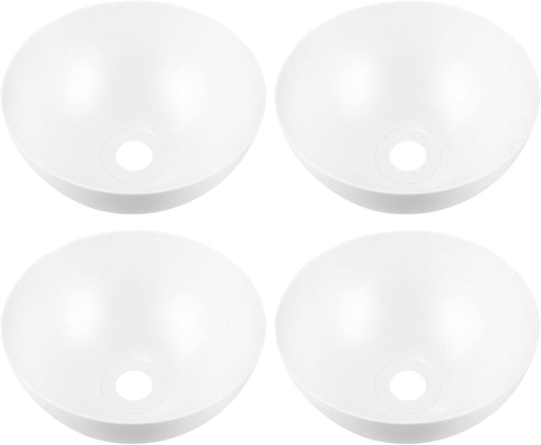 Floor Lamp Shade 4pcs Torchiere Lamp Shades Replacement Plastic Bowl Shape White