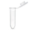 Globe Scientific 111568 Polypropylene Graduated Microcentrifuge Tube, Snap Cap, Round Bottom, Natural, 2mL Capacity,