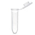 Globe Scientific 111568 Polypropylene Graduated Microcentrifuge Tube, Snap Cap, Round Bottom, Natural, 2mL Capacity,
