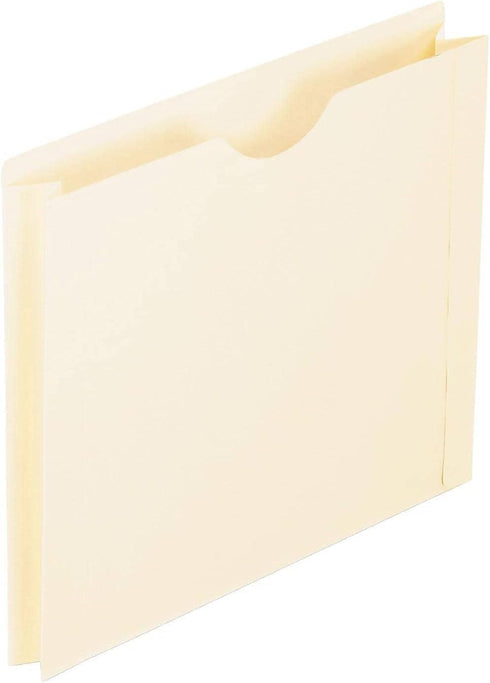 Pendaflex File Jackets, Letter Size, Manila, 2" Expansion, 50 per Box (22200EE), Reinforced Straight-Cut Tabs